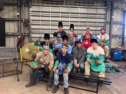 Professor Melendez and the Nunez Community College Welding Class, Summer 2025